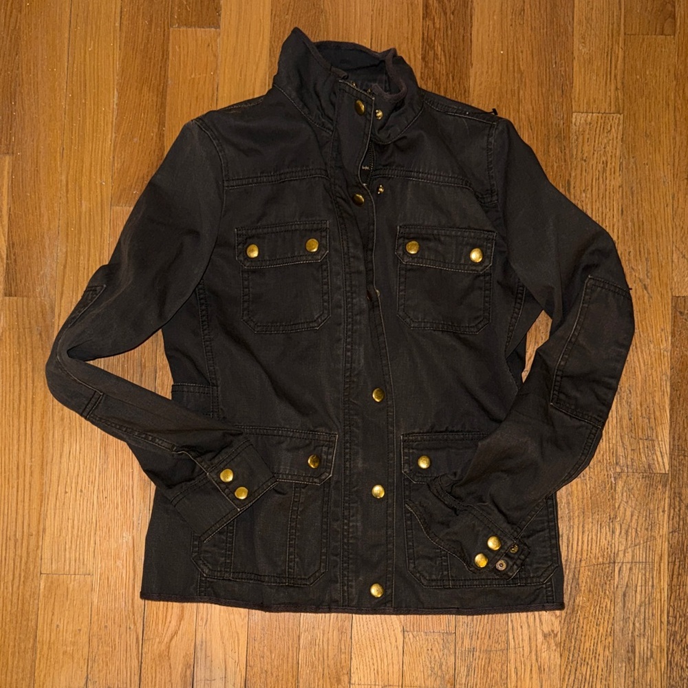J. Crew Dark Military Field Jacket